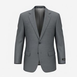 Giorgio Armani Le Collezioni Wool Blend Blazer Sport Coat Men US 44R Dark Gray